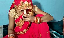 Indisk brud gir en blowjob på bryllupsnatten