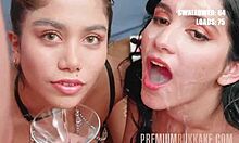 Video Bukkake Premium Min Galileas dengan air mani di wajah dan cumshots wajah